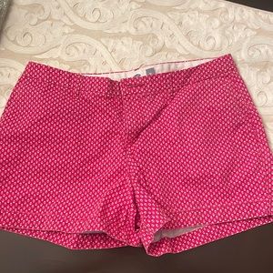 Old Navy, size 10 shorts.  Hot pink with yellow. Never worn